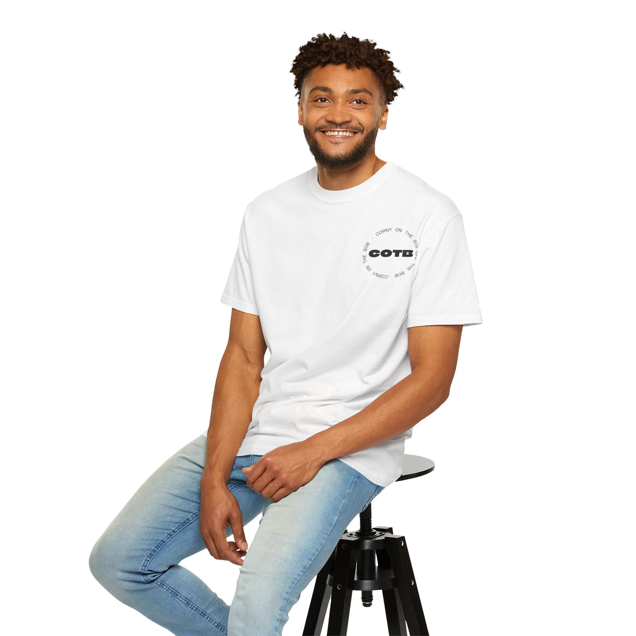 Corny on the bob unisex t-shirt